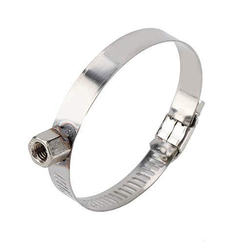 Qiilu Universal Motorcycle Exhaust Heat Shield Cover Middle Pipe Protector Heel Exhaust Guard Kit Heat Insulation Cover With Stainless Steel Clamps(#4) #TOP5