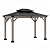 Cedar Wood Gazebo 10x12Ft Hardtop Gazebo, Outdoor Permanent Gazebo Pergola with Galvanized Steel Double Roof Pavilion for Patio Lawn Garden - Beverly Hills Serie