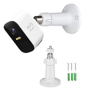 Eufy Kamera Halterung, Wandhalterung für EufyCam 2 Pro/2c Pro/2/2C/E, SoloCam S40, Ring Stick Up Cam, Arlo Pro 4, Arlo Ultra, 360 Grad einstellbare Sicherheitshalterung für innen und außen