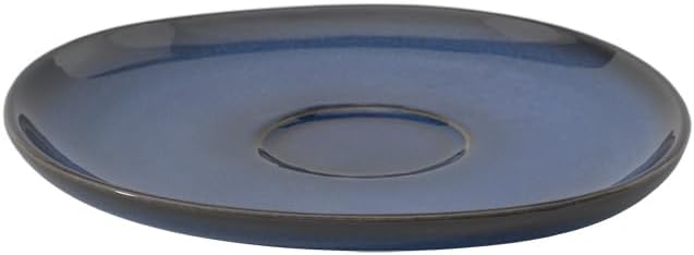 like. by Villeroy & Boch – Lave Blue Stoneware Coffee Saucer, Dishwasher Safe