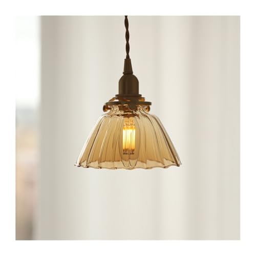 Suspension LED ambre pour ambiance cocooning de chevet et salon contemporain