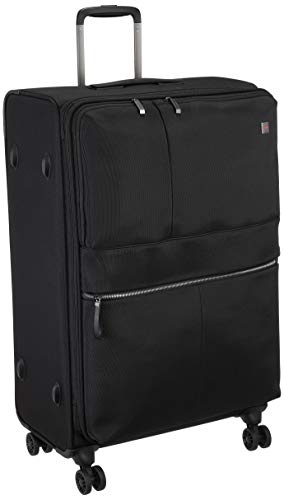 ECHOLAC Polyester 15 inch 78 cms Black Softsided Check-in Luggage (CT714A)