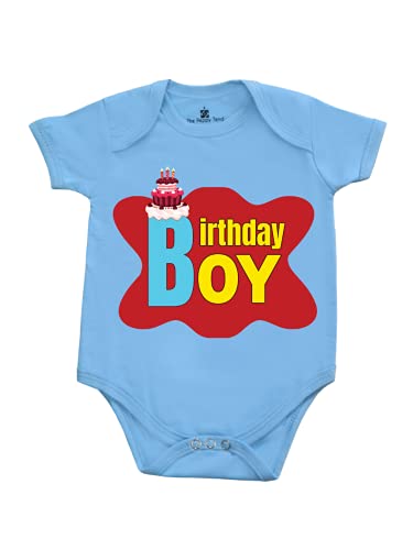 THE PEPPY TEND Birthday Boy 2 Baby Unisex Onesie-Romper Half Sleeves Regular Fit