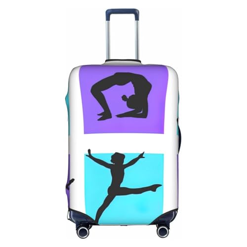 Housse pour valise de voyage lavable taille Medium blanche pour éviter les rayures