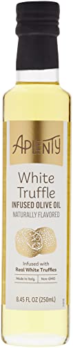 Amazon Brand - Aplenty White Truffle Infused Olive Oil, 8.45 fl oz