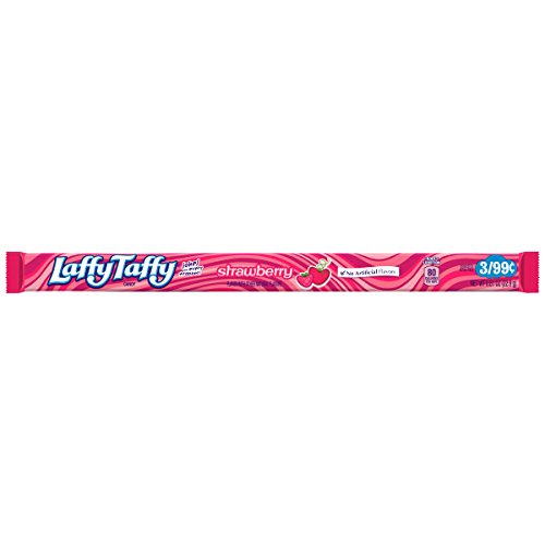 Wonka Laffy Taffy Rope, Strawberry, 0.81 Ounce