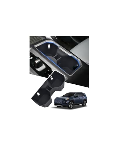 Image of Cup Holder Inserts for Toyota RAV4 2026 Accessorie (LE /SE /XLE /Woodland /XSE) | Non-Slip Silicone Center Console Protector Organizer to Prevent Spills & Scratches, Easy to Clean