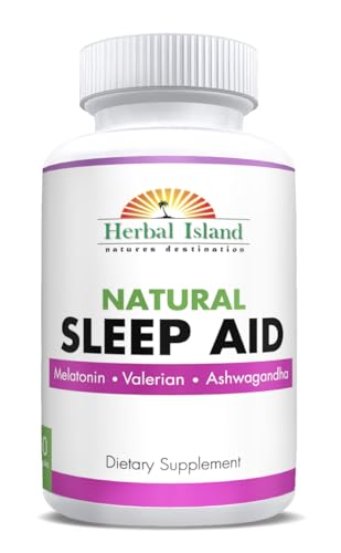 Generic Sleep Aid - 60 Capsules - All Natural Formula, 1 Count (Pack of 1)