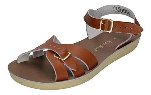 Salt Water Sandals Sun-San Boardwalk, Tan, Size US Women's 7