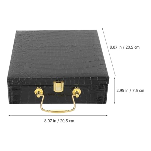 Caja reutilizable de cigarros evita daños estuche de madera y PU 2