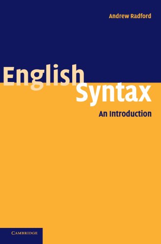 English Syntax: An Introduction view 2