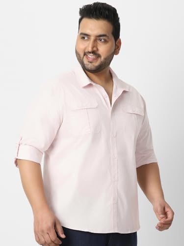 Image of Urbano Plus Men's Cotton Full Sleeve Regular Fit Casual Solid Shirt