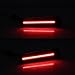 GTINTHEBOX for 1990 1991 1992 1993 1994 1995 1996 Nissan 300ZX Z32 Side Marker Light Smoked Lens Red LED Rear Bumper Fender Lamp