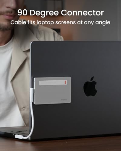 Image of sharge USB C to USB C Cable, 10Gbps Data Transfer 240W Max, 90 Degree Type C Cable for Disk Plus, iPhone 17 /16 /16 Pro /16 Pro Max /15, MacBook Pro /Air, Galaxy S25 /S24, Pixel 9, 7 Inches