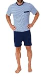 Normann Care Herren Pflegeoverall Kurzarm mit Reissverschluss am Rücken und Bein 181 171 90 504, Farbe:blau, Größe:XL