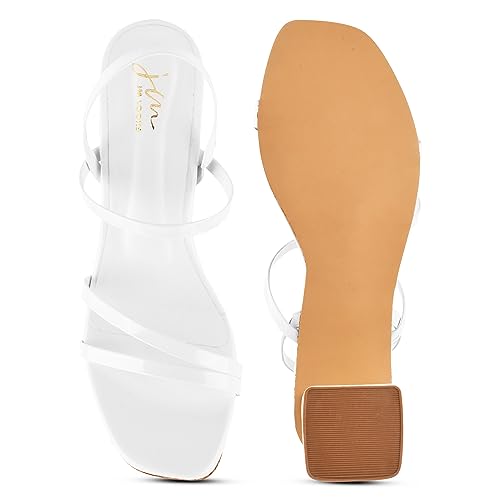 Image of JM LOOKS Fashion Women Stylish Casual Block Heel Sandal Fancy Solid Comfortable Sole For Womens & Girls