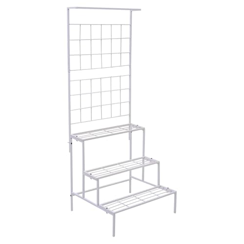 Image of Plant Stands for Outdoor Balcony, Flower Pot Stand for Indoor Plants, Large Metal Planter Stand for Living Room, home decor, Indoor & Outdoor plants