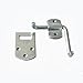 X-Haibei Corner Gate Latch Bracket Set, Utility Trailer Truck Wood Security Rack Stake Body Corner Brackets Gate