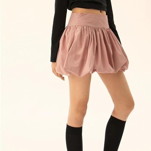 Women Bubble Skirt Y2k Mini Skirts Trendy Summer Pleated Skirt Casual High Waist A-line Skirts 2025 Fashion 6