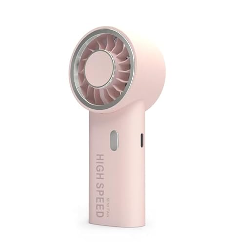 efluky Ventilador de mano, mini ventilador rosa