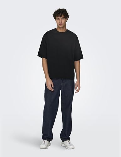 Only & Sons Onsmillenium Ovz Ss Tee Noos T-Shirt, Nero, M Uomo - 2