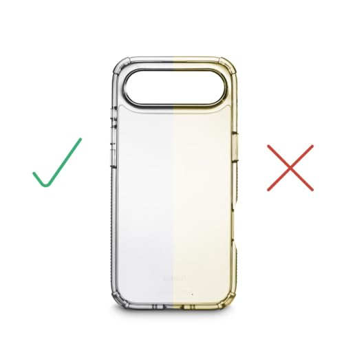 Hama Coque de Protection Extreme Protect pour Apple iPhone 17 Air - Bumper D3O sous Licence - Anti-Chocs - Anti-Chute et incassable - Transparent - sans jaunissement - Charge inductive