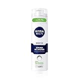 Contenido del envío: NIVEA MEN Sensitive Espuma de Afeitar, espuma para un afeitado cómodo y libre de irritaciones, 1 x 250 ml, bote