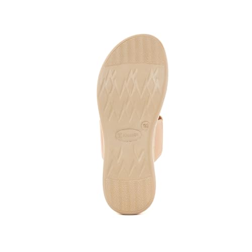 Image of Khadim's Softouch Platform Heel Slip On Sandal for Women