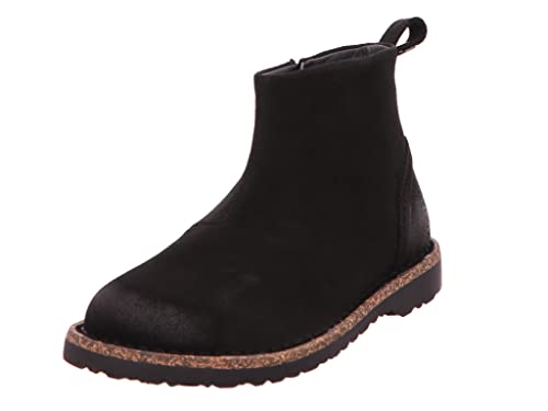Birkenstock Women's Melrose Boot, Black Suede, 37 R EU