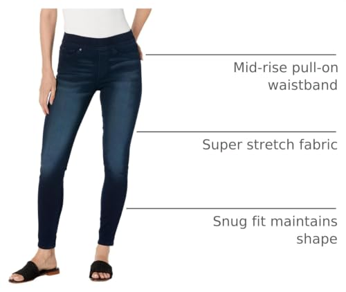Levi Strauss Signature Gold Women's Totally Shaping Pull-On Skinny Jeans (Available in Plus Size), Immaculate, 4 Short - image 4