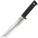 Feature: Lanyardloch Cold Steel, Recon Tanto San Mai, Outdoormesser, Tanto Klinge, Lanyardloch, Satin Finish, VG-1 San Mai III Klingenstahl, scharfes Messer für Abenteuer, Outdoor Liebhaber, Outdoor Tool