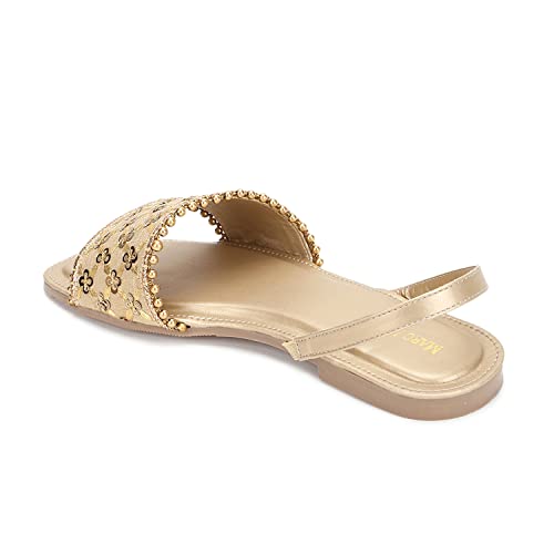 Image of Marc Loire Women Soft Comfortable Embellished Flats