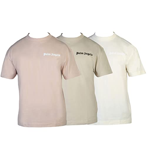 Palm Angels PMAA070C99JER002_TRIPACK Camiseta, marrón, L