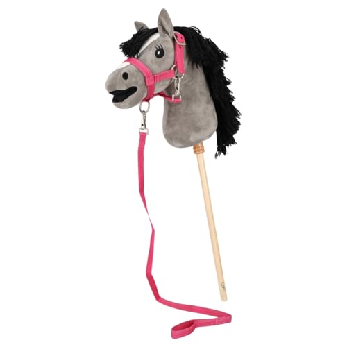 Cabestro y ramal rosa para caballo de juguete hobby horse
