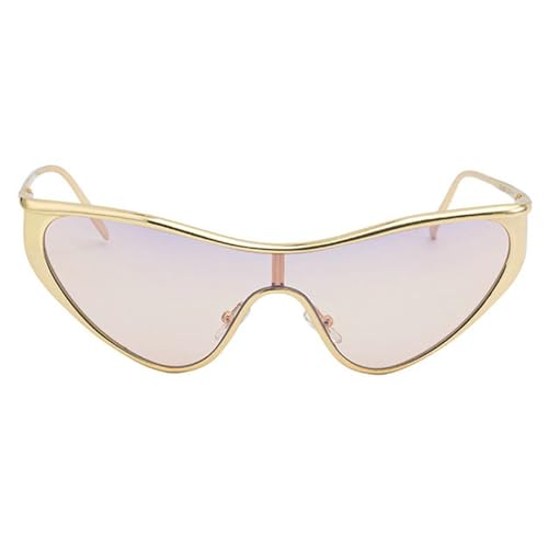 COTIA Vintage Cat Eye Sunglasses Women Men Stylish Oversized Gradient Lens Y2K Punk One-Piece Sun Glasses Shield Eyewear2