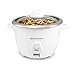 Elite Gourmet ERC-2010 Electric Rice Cooker with Stainless Steel Inner Pot Makes Soups, Stews, Grains, Cereals, 10 Cooked (5 Cups Uncooked), Cup Cups), White