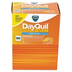 Cold & Flu Caplets, Daytime, Severe Cold & Flu, 25 Packs/box By: DayQuil by Office Realm