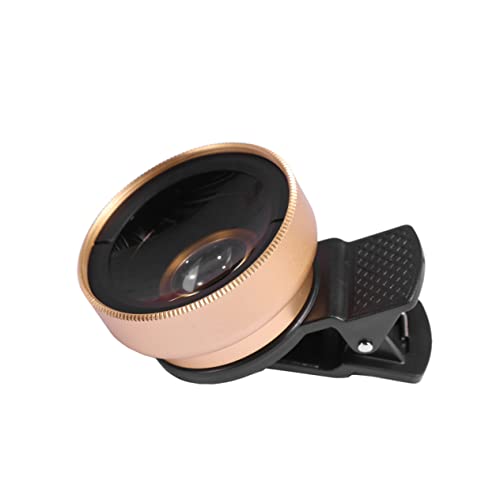 Angoily Objectif Angle Macro pour Smartphone Objectif Externe Lentille Optique pour Photos De Personnes Et Paysages