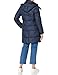 Cole Haan Women's Hooded Essential Down Coat, Navy, Medium