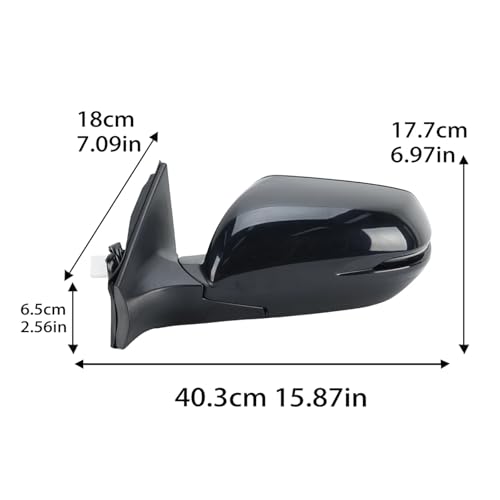 9�s���o�b�N�~���[�A�Z���u�� �z���_CRV 2017-2022�Ή� �d������ �q�[�^�[�t���^�[���V�O�i�� �u���C���h�X�|�b�g���C�g �蓮�܂肽����(Left Side)