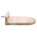 Hamster Trampolín Juguete Ardilla Plataforma de madera Loro Perchas Soporte Patio de recreo Madera Natural Escalada Herramienta de ejercicio físico para ratones hámster Chinchilla Ardilla listada