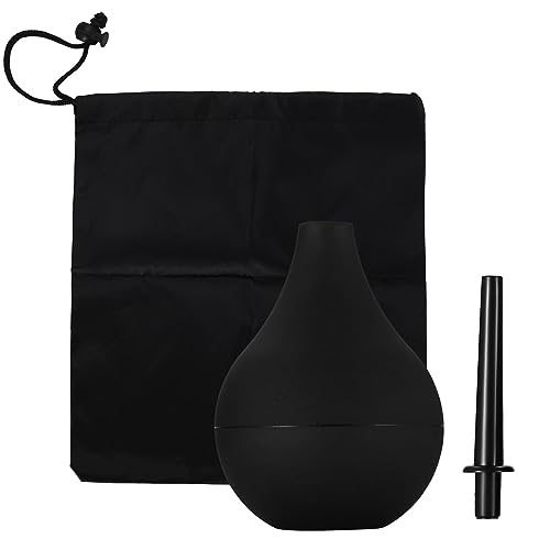 XxinXrong Enema Kit - 160ML Silicone Enema Bulb, Slim Nozzle Douche for Men & Women, Comfortable Cleaning