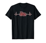 Schlagzeuger Musikinstrument Drummer Herzschlag Schlagzeug T-Shirt