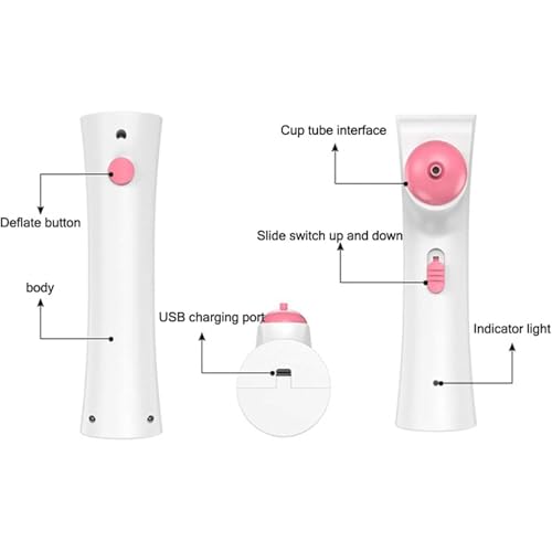 Extractor y Masajeador Eléctrico para Pecho USB miniatura 4