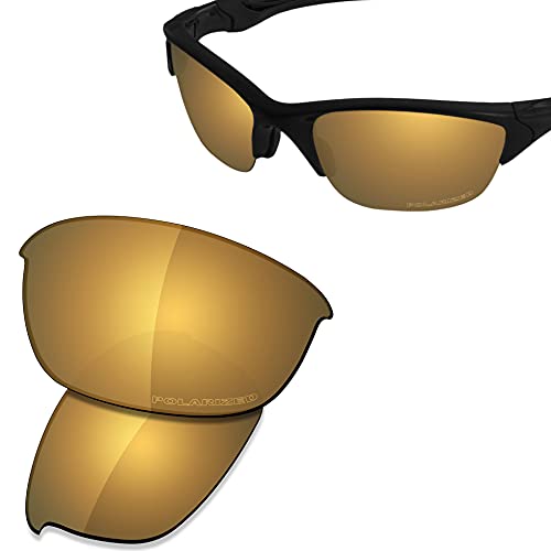 Image of SAUCER Premium Replacement Lenses & Rubber Kits for Oakley Half Jacket 2.0 OO9144 | UV400 Protection, Anti-Scratch