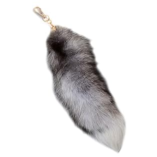 Ideal-decorative pendant for handbag, purse, keys, car, etc. It is very convenient for you to organize your keys.Fluffy tail feels soft and comfortable. Various functionality as a Bag Car Key-Charm purse pendant, handbag decoration, phone-case access...