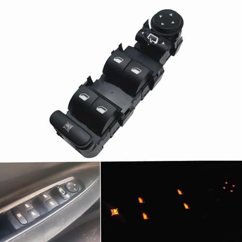 Interrupteur lève-vitre Citroën C4 commande bouton vitre électrique avant gauche 6554He