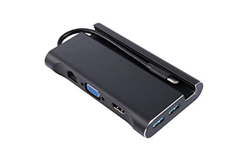 Hdmi出力 Vga出力 Lanポートを備えた多機能usbハブ Usb Hub Winten 正規代理店品 5226 Wt Cs07 Bk ブラック Usb Type C To Hdmi Vga Lan Usb3 0x3 Type Cx1 Pd Usb Pd対応 7in1アダプタ Usbハブ Amazon 楽天 ヤフー等の通販価格比較 最安値 Com