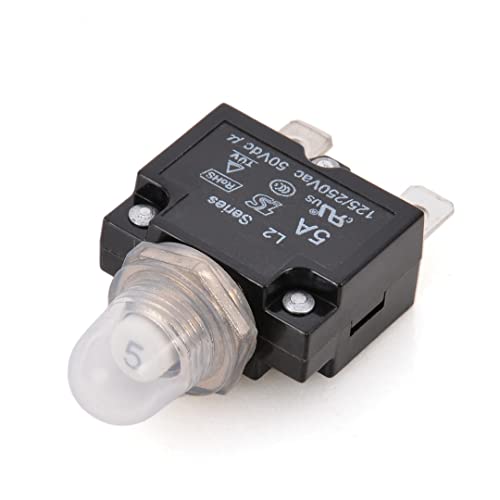 Disjoncteur push button 15A 12V 24V circuit breaker thermique panel