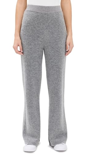 White & Warren Women's Boucle Cashmere Blend Wide Leg Pants